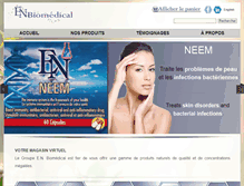 Tablet Screenshot of enbiomedical.com